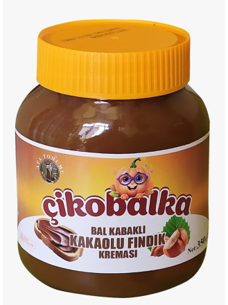 ÇİKOBALKA BAL KABAKLI KAKAOLU FINDIK KREMASI 350 GR